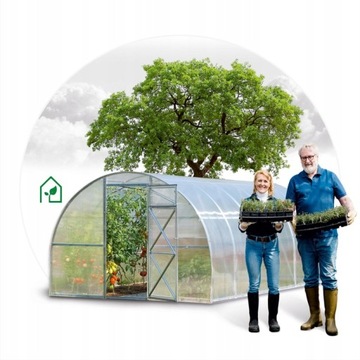 Садовая теплица LUNA STRONG 3.0 3х8м 20х40мм