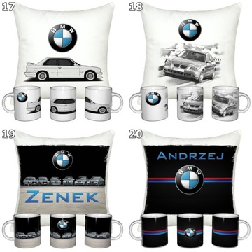 КОМПЛЕКТ BMW ДЛЯ ВОДИТЕЛЯ КРУЖКА + ПОДУШКА + ИМЯ