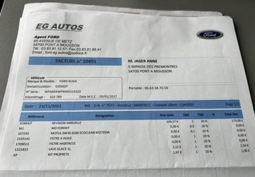Ford Kuga II SUV Facelifting 2.0 TDCi 150KM 2017 Ford Kuga 2.0TD 150KM 6Bieg.Navi 2xPDC Ledy Po..., zdjęcie 31