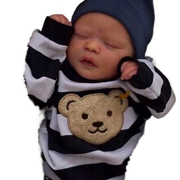 LALKA REBORN REPLIKA LALKI SILIKONOWEJ LALKI TOWARZYSZĄCE DLA DZIECI 48CM