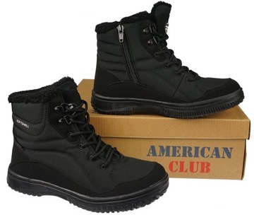 Buty zimowe damskie American Club DSN-30BL 39