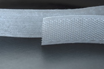 Лента-липучка без клея, набор, белая, 25 метров, ширина 2 см.