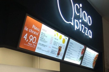 Табло-меню с подсветкой 50х50см, для ресторана, бара