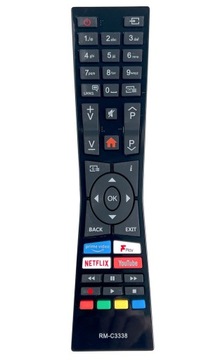 Pilot do TV JVC RM-C3338 SMART, NETFLIX ,YOUTUBE