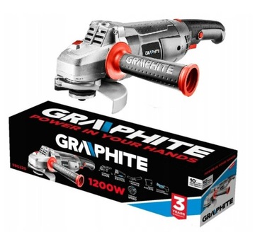 GRAPHITE SZLIFIERKA KĄTOWA 1200W 125 59G220 REGULA