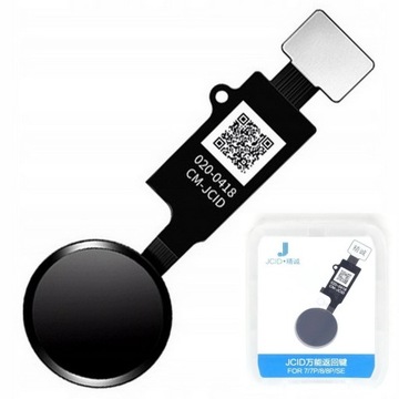 Przycisk Home JCID 6 GEN iPhone 7 / 7+ / 8 / 8+ / SE 2020 czarny