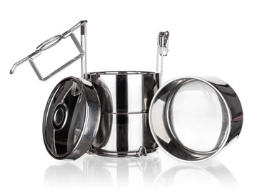 Termos obiadowy Banquet srebrny 2,7 l menażka