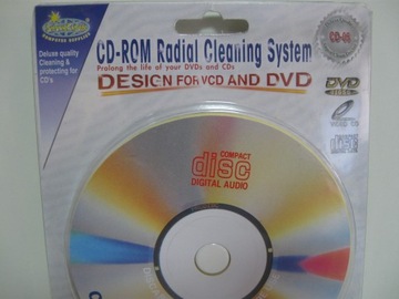 Салфетки + жидкость для полировки CD/DVD CD05