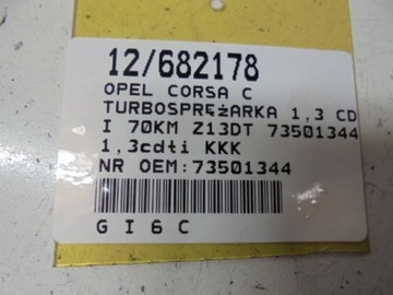 CORSA C TURBO 73501344 1,3CDTI