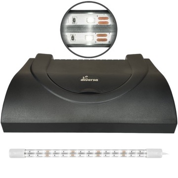 Diversa Pokrywa Prosta Do Akwarium 40x25 LED 6W