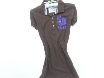 38 SUPERDRY KOSZULKA POLO BROWN T2955