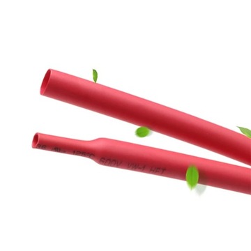 1m RURKA TERMOKURCZLIWA IZOLACJA KOSZULKI 3,5mm 1,75mm OCHRONNA CZERWONA