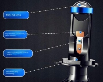 Линза для светодиодных проекторов H7 Bi-LED лампы