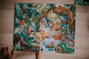 Пазл в чемодане Приключение в стране инков 100, Джанод