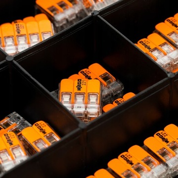 Набор быстроразъёмных соединителей WAGO WIRE LINE 2,3,5x4 54шт.