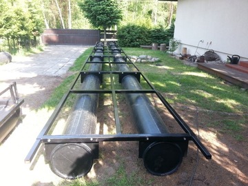 Pływak do budowy pomostów średnica 355 mm długość 3 m