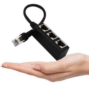 РАЗЪЕМ АДАПТЕРА СЕТЕВОЙ РАЗЪЕМ РАСШИРЕНИЯ 3X LAN RJ45 XL