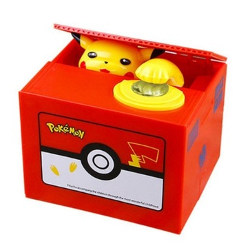 POKEMON SKARBONKA DLA DZIECI PIKACHU OSZCZĘDZANIE PREZENT DLA DZIECKA