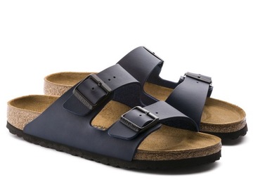 Klapki Damskie Birkenstock 0051753 ARIZONA BF Granatowe 39