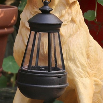 Садовый орнамент, фигурка собаки, светодиод C на солнечной энергии
