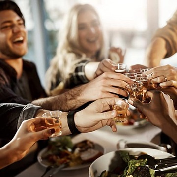 СТАКАНЫ ДЛЯ ВОДКИ МЕДИЦИНЫ ПЛАСТИК ШОТ STRONG 40МЛ 50