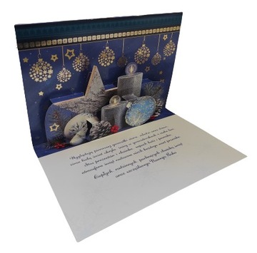 KARNET LAURKA KARTKA ŚWIĄTECZNA PRZESTRZENNA 3D 242