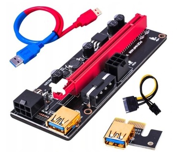 Riser 009S PCI-E 1x-16x USB3.0 модель 2021