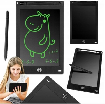 TABLET GRAFICZNY ZNIKOPIS DO RYSOWANIA DLA DZIECI + RYSIK 8,5
