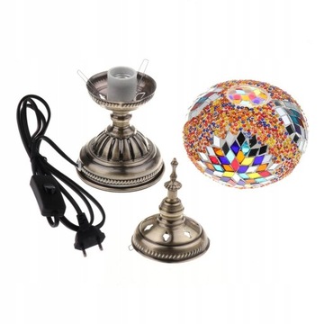 Стеклянная лампа из турецкой мозаики ручной работы