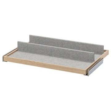 IKEA KOMPLEMENT Wysuwana taca z wkładem 75x58 cm