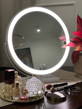 ЗЕРКАЛО ДЛЯ МАКИЯЖА СО СВЕТОДИОДНОЙ ПОДСВЕТКОЙ, ПОДАРОК ​​50см