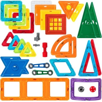 ОБРАЗОВАТЕЛЬНЫЕ МАГНИТНЫЕ БЛОКИКИ ВОЛШЕБНЫЙ МАГНИТ МАГНИТНЫЕ ПАЛОЧКИ 162 ЭЛЕМЕНТА