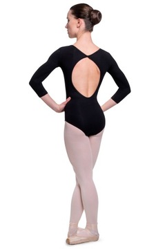 БОДИ ДЛЯ УПРАЖНЕНИЙ ТАНЕЦ БАЛЕТ ЙОГА ЧЕРНЫЙ НАРЯД L