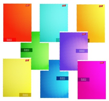 Zeszyt STUDENT'S NOTEBOOK BOOK A5/60 kratka 10 szt