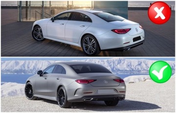Насадки на задний диффузор Mercedes CLS C257 18+ CLS53 Design