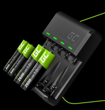 Green Cell VitalCharger Ni-MH зарядное устройство на 4 шт. AA/AAA