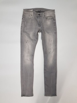 G STAR RAW SKINNY spodnie jeansy męskie 32/34 pas 88
