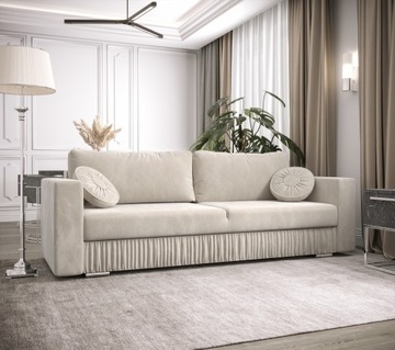 Sofa Rozkładana Beżowa Riviera II 235 EN Meble