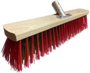 Уличная метла, подметальная машина, щетка 30 см с металлической ручкой.