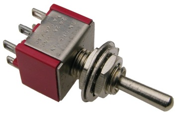 Przełącznik dźwigienkowy 2A 6 pin / 3 pozycje /0926