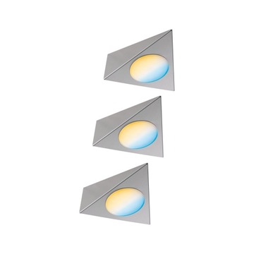 Paulmann Zestaw Clever Connect TRIGO LED 3x2,1W 2700K-6500K nikiel