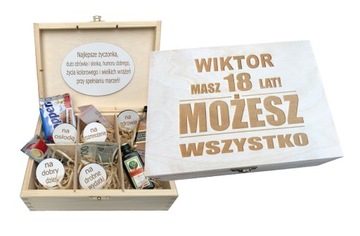 PUDEŁKO NIEZBĘDNIK PREZENT NA 18 URODZINY 30 40 50
