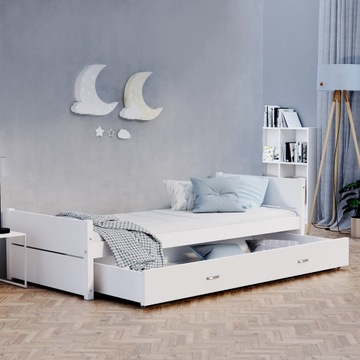 Молодежная кровать 90х200 с ящиком, матрас TYMON