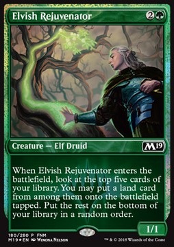 Elvish Rejuvenator - PROMO FOIL @@@@