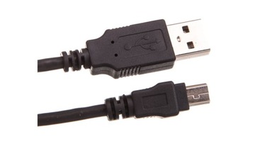 Высокоскоростной кабель USB 2.0 — Черный, 0,3 м.