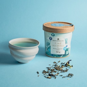BROWN HOUSE & TEA Supplement - бирюзовый чай COOL OCEAN TEA (50г)
