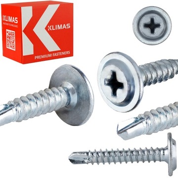 Wkręty podkładkowe samowiercące 4,2x 25 mm 500 szt. Klimas WSPC