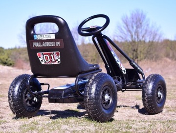 БОЛЬШОЙ КАРТ С ПЕДАЛАМИ, до 50 кг, НАДУВАННЫЕ КОЛЕСА