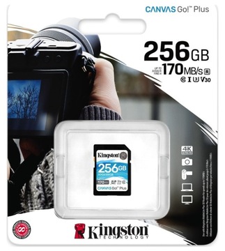 Karta pamięci KINGSTON Canvas Go! Plus SDXC 256GB