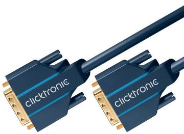 CLICKTRONIC DVI-D - Кабель DVI-D (24+1) 1м